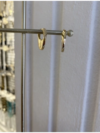 Özel Seri Asimetrik Plaka Halka Küpe