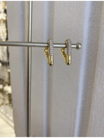 Özel Seri Zirkon Taş V Küpe