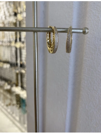 Özel Seri Sıralı Zirkon Taş Halka Küpe