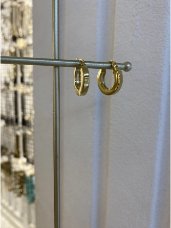 Çelik Plaka Halka Küpe