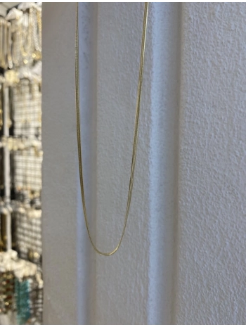 Vip İnce Yassı Zincir Kolye