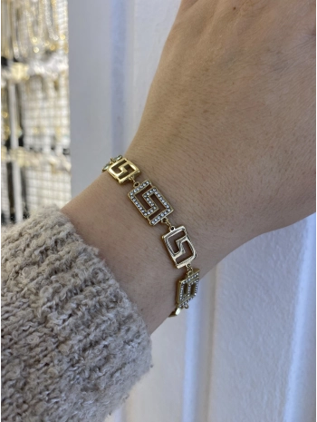 Çelik Zirkon Taş S Bileklik