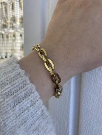 Çelik İç İçe Geçme Halka Bileklik