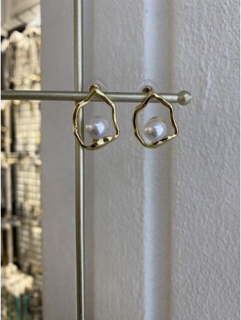 Özel Seri Tasarım İnci Küpe