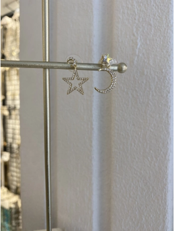 VIP Ay Yıldız Küpe