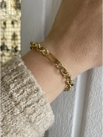 Çelik İç İçe Geçme Halka Bileklik