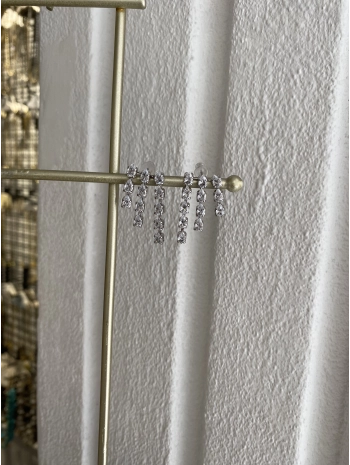 VIP Seri Sallantılı Zirkon Taş Küpe