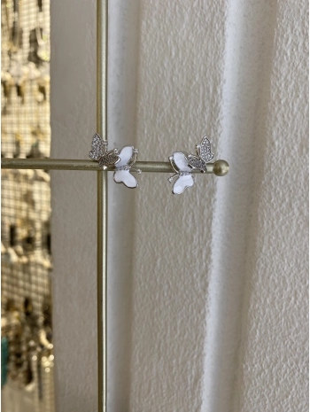 VIP Seri Sıralı Kelebek Küpe