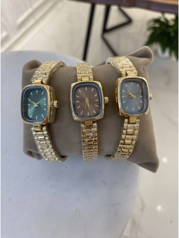 Dikdörtgen Kasa Bijuteri Saat