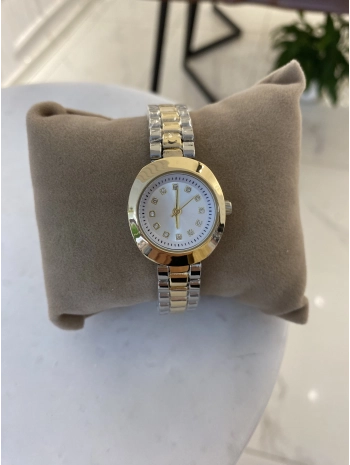 Yuvarlak Kasa Zirkon Taş Rakam Saat