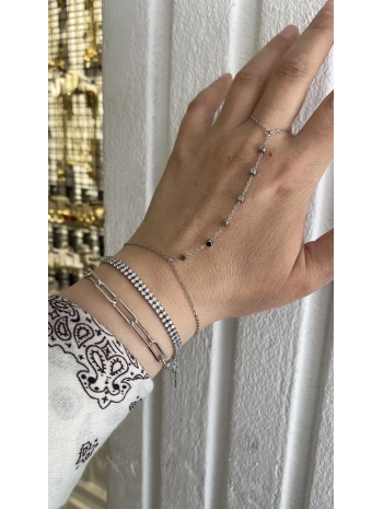 Çelik İki Sıra Su Yolu, Ataş Bileklik ve Küp Şahmeran Kombini