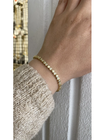 VIP Minimal Sıralı Kalp Bileklik