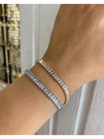 Çelik Baget Taş Su Yolu Bileklik