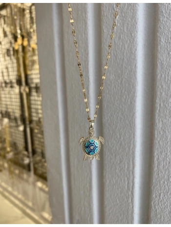 Çelik Kaplumbağa Kolye