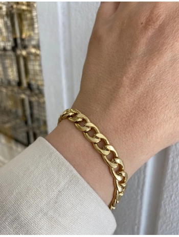 Çelik Klasik Zincir Model Bileklik