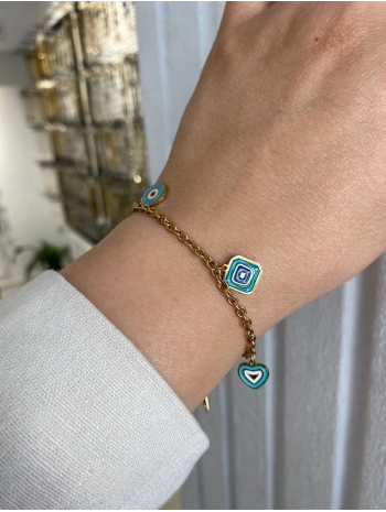 Çelik Mineli Sallantılı Bileklik