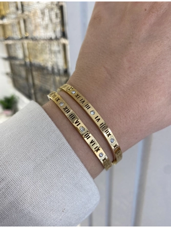 Çelik Roma Rakam Kelepçe