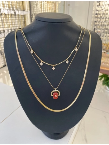 Çelik Sallantılı Yonca Kombini