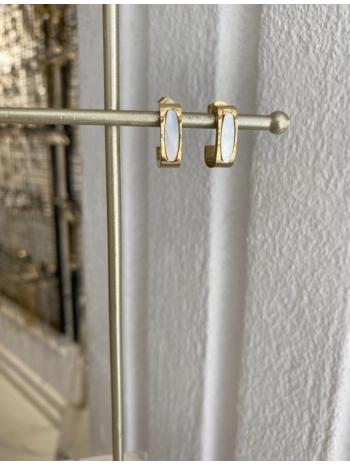 Çelik Sedef Detay C Küpe