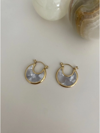 Çelik Sedef Halka Küpe