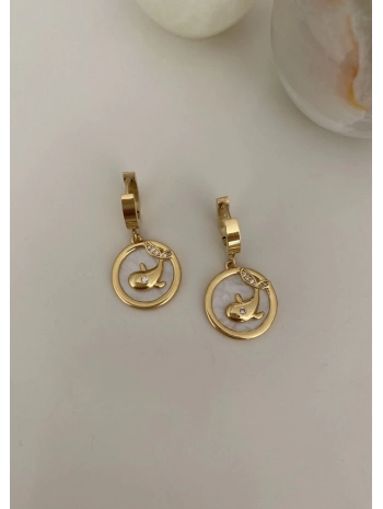 Çelik Yunus Detay Küpe