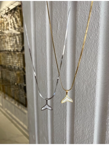 Çelik Yunus Kuyruk Kolye