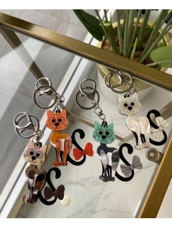 Kemik Model Kedili Anahtarlık