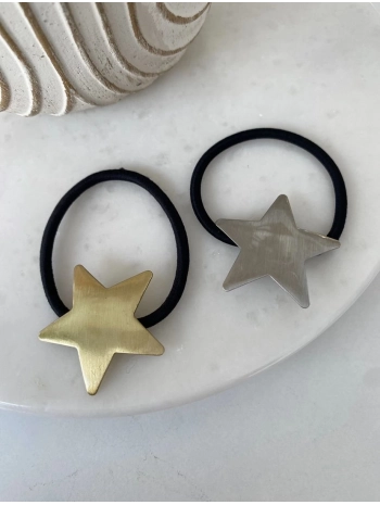 Mat Plaka Yıldız Model Lastikli Toka