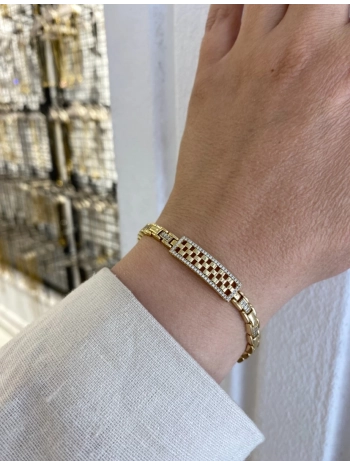 Özel Seri Dikdörtgen Detay Bileklik