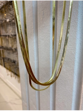 Özel Seri Kalın İtalyan Zincir 45 Cm Kolye