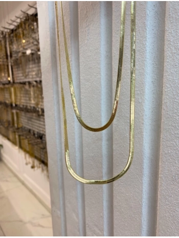 Özel Seri İnce İtalyan Zincir 60 Cm Kolye