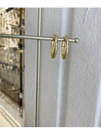 Özel Seri Oval Plaka U Küpe