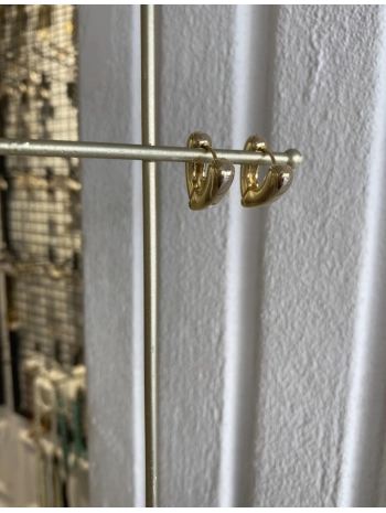 Özel Seri Plaka Kalp Küpe