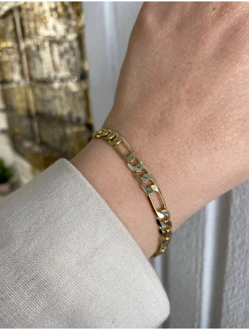 Özel Seri 4 mm Retro Zincir Bileklik