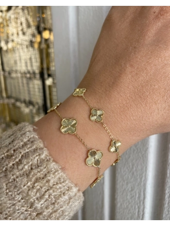 Özel Seri Sıralı Yonca Bileklik