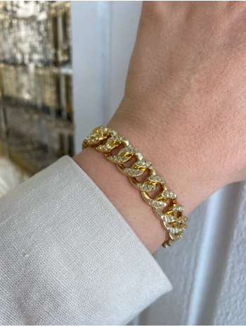 Özel Seri Dövme PLaka Klasik Zincir Bileklik