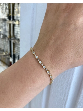 Özel Seri Sıralı Zirkon Taş Bileklik