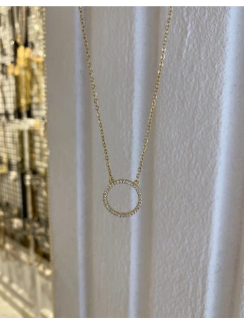 Özel Seri Zirkon Taş Çember Kolye