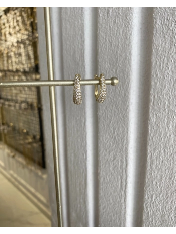 Özel Seri Zirkon Taş Damla Küpe