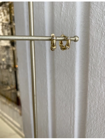 Özel Seri Zirkon Taş Detay Halka Küpe