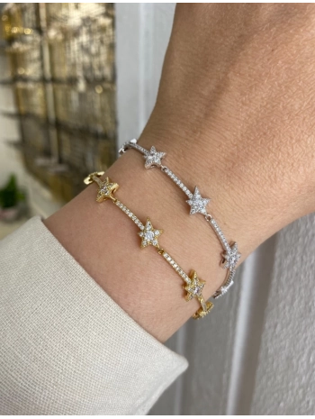 Özel Seri Zirkon Taş Yıldız Bileklik