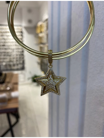 Özel Seri Zirkon Taş Yıldız Charm