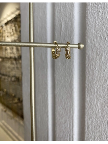 Özel Seri Zirkon Taşlı X Küpe