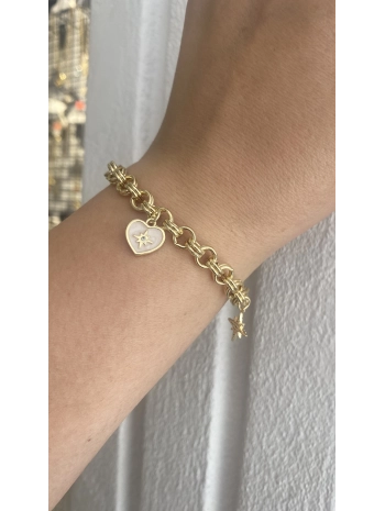 VIP CM Kalp Charm Bileklik