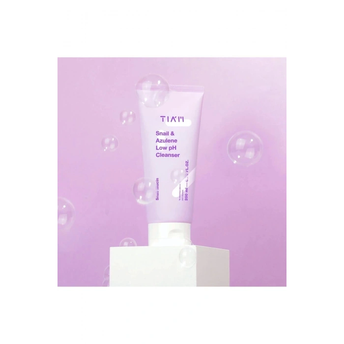 Snail & Azulene Low Ph Cleanser 200 ml (KOREANDBEAUTY) - 5.5 Ph Salyangoz Özlü Temizleyici Jel