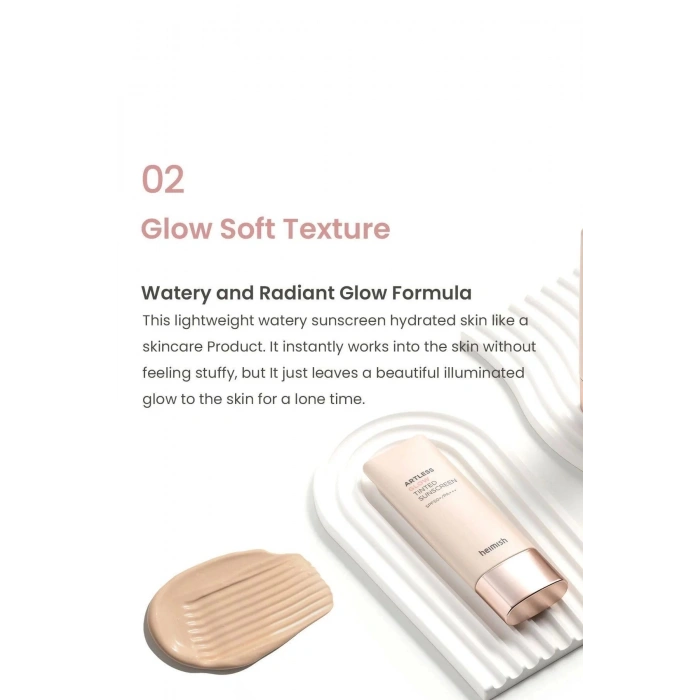 Artless Glow Tinted Sunscreen SPF50+ PA+++ 40ml - Tonlandırıcı Güneş Kremi