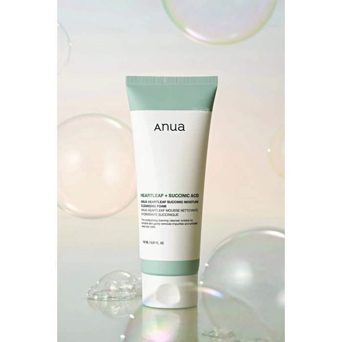 Heartleaf Succinic Moisture Cleansing Foam  Gözenek Akne Karşıtı Köpük Temizleyici 150ml