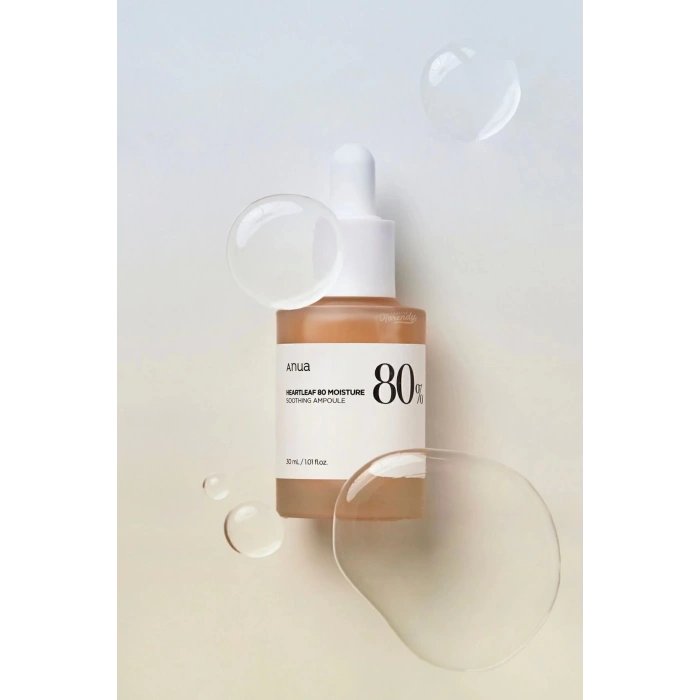 Heartleaf 80% Moisture Ampoule Neme Doyuran Aydınlatıcı Konsantre Ampul 30ml