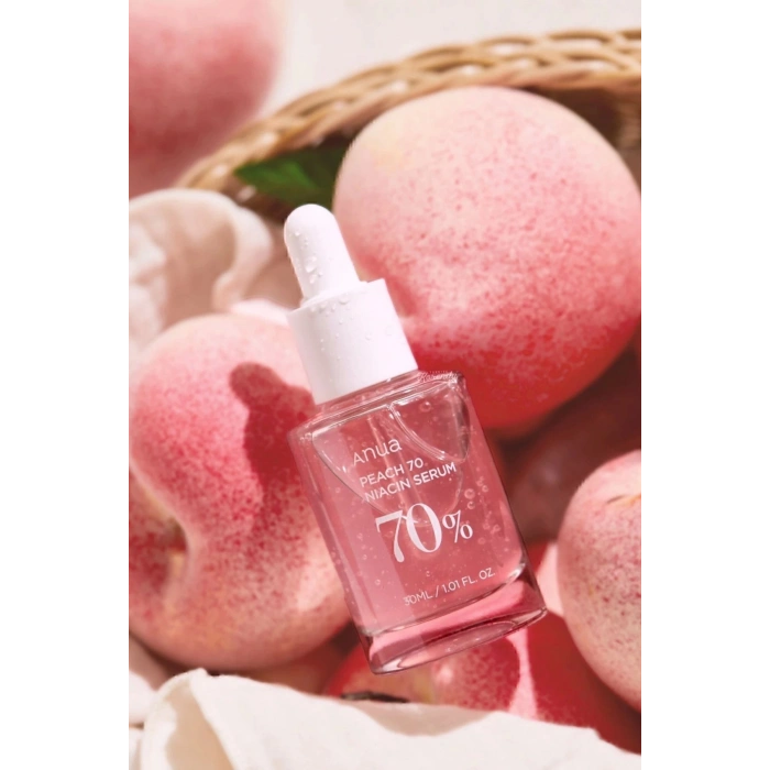 Peach 70% Niacinamide Serum Leke Geniş Gözenek Karşıtı Parlatıcı Şeftali Özlü Serum 30ml