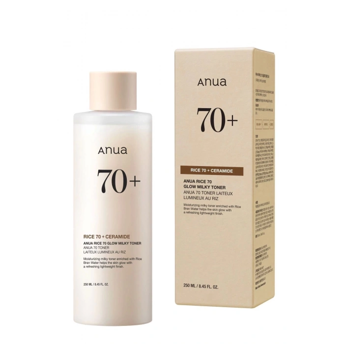 Rice 70 Glow Milky Toner Leke Karşıtı Parlatıcı Pirinçli Süt Dokulu Tonik 250ml